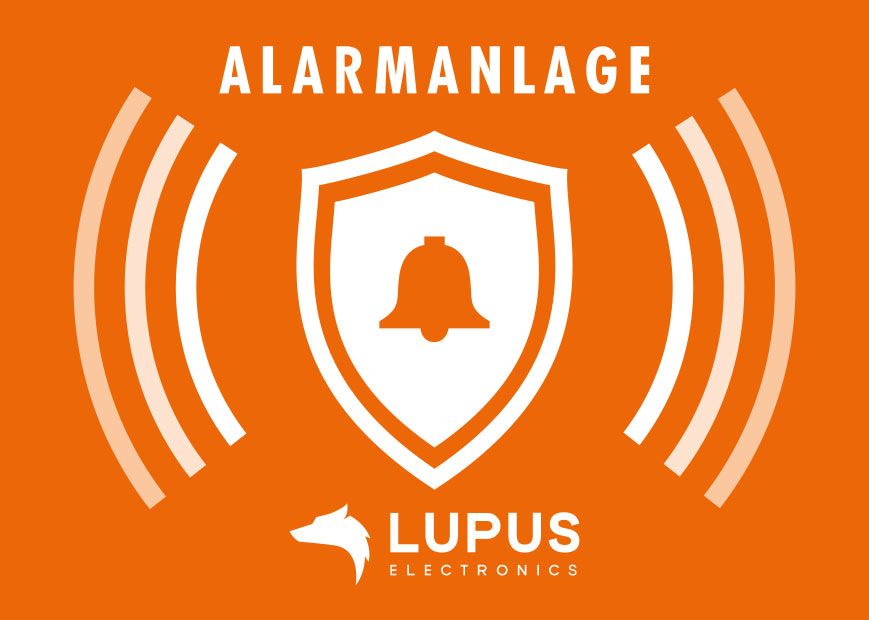 Aufkleber: Alarmanlage